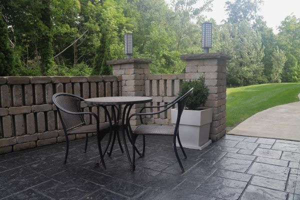 Concrete Patio Stamping in Salem