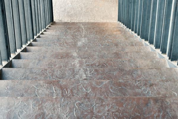 Concrete Stair Stamping in Salem